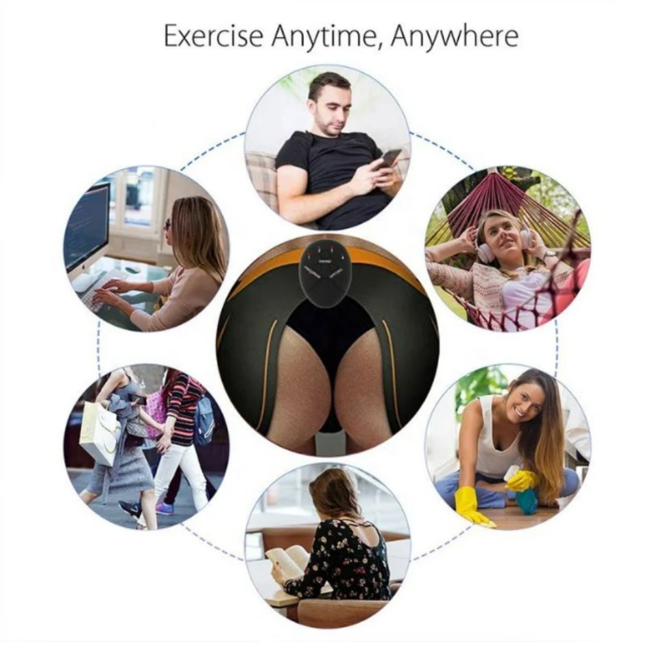 Estimulador Tonificador de Glúteos y Abdomen, Quema Grasa