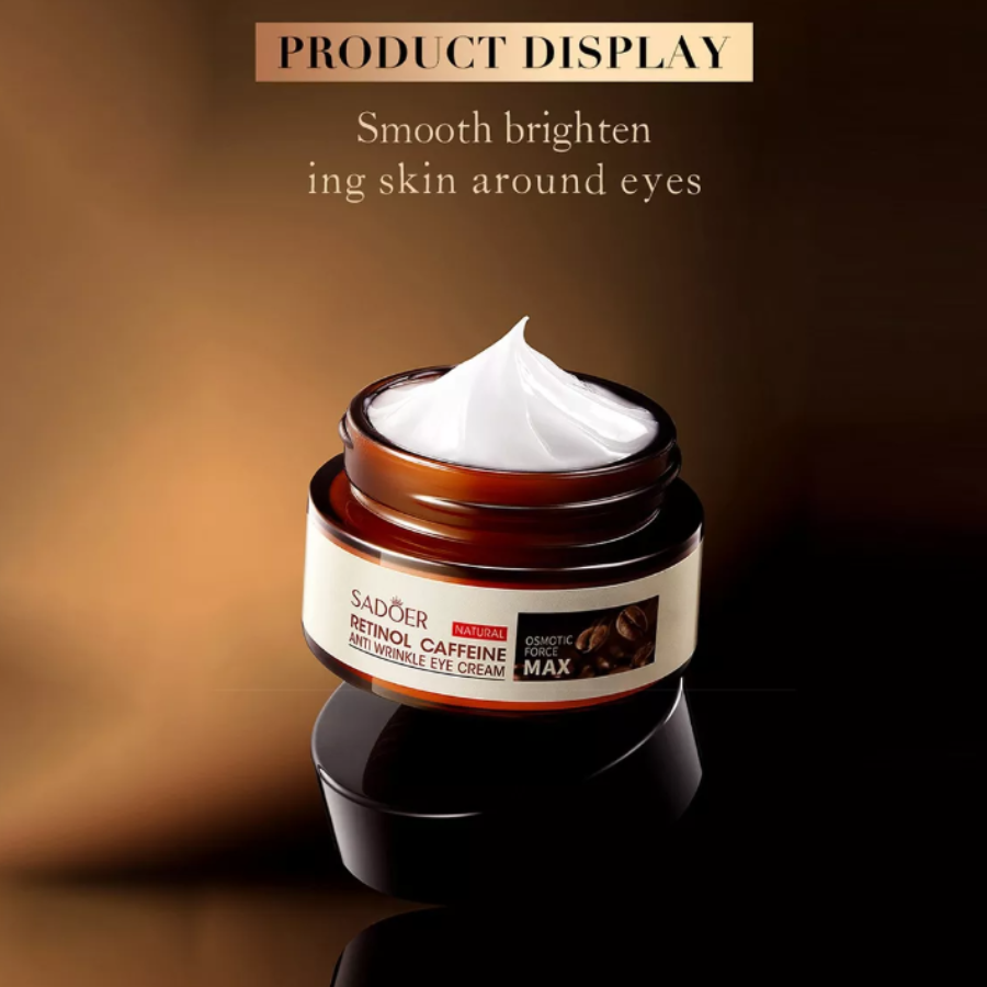 Crema para el Contorno de tus Ojos, con Retinol y Cafeína