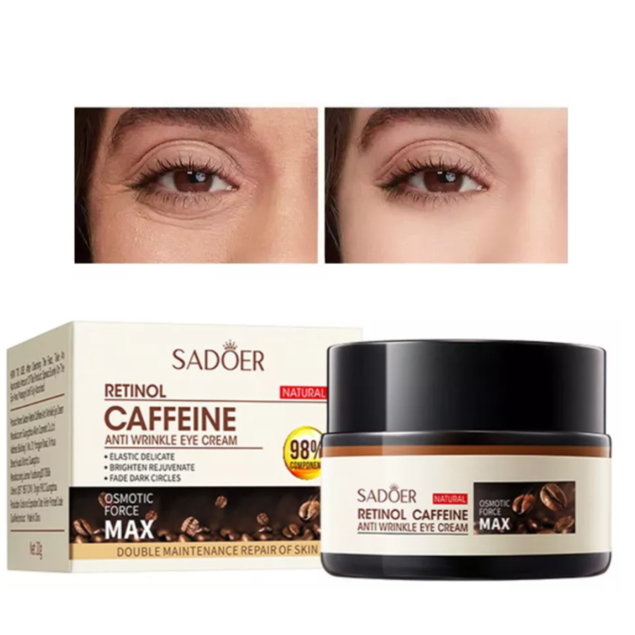 Crema para el Contorno de tus Ojos, con Retinol y Cafeína